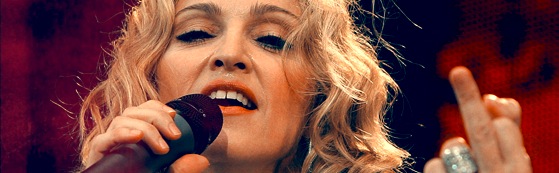 Madonna and the finger