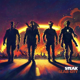 News Added Jun 27, 2014 Britain’s dustiest stoner rock outfit STEAK just unveiled the title and artwork for their debut record, to be released this September via Napalm Records. Get ready for a thundering breakthrough into STEAK‘s Slab City! After two critically acclaimed EPs Disastronaught (2012) and Corned Beef Colossus (2013), the fuzzy foursome flew […]