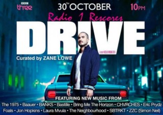 News Added Oct 20, 2014 Drive curated by Zane Lowe (Radio1). "The project – titled ‘Radio 1 Rescores: Drive – Curated by Zane Lowe’ – will be aired on BBC Three at 10pm on Thursday 30th October and is set to feature thirteen artists in total, who have all contributed completely original material. The full […]