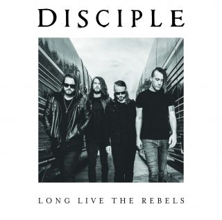 News Added Oct 07, 2016 Disciple has unveiled the cover for Long Live the Rebels and announced that it will release on October 14. RELATED: Disciple Launches Kickstarter Campaign for 'Long Live the Rebels' The album cover was designed by Disciple's drummer, Joey West. Long Live the Rebels, which is the band's second independent album, […]