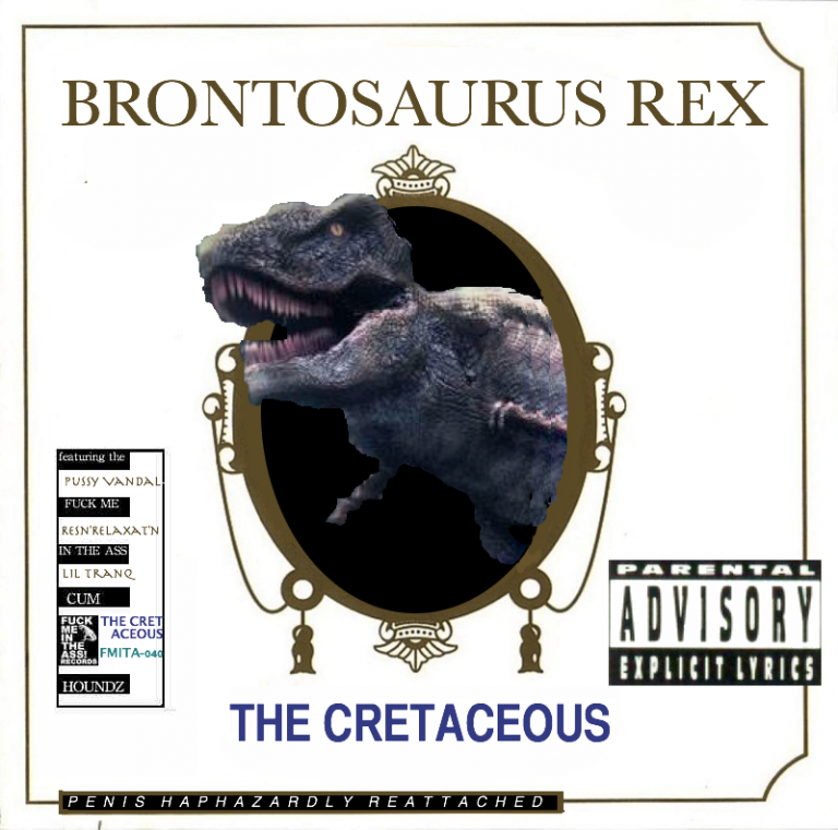 t rex and brontosaurus