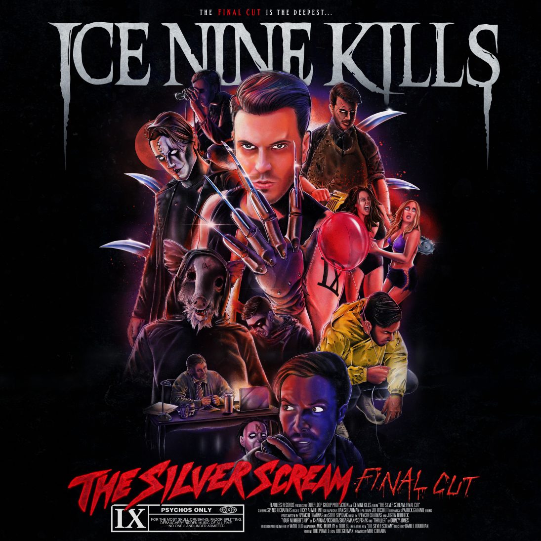 ice nine kills silver scream t shirt